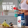image:imageDymatize Elite 100 Whey Protein Powder LLeucine Quick Absorbing amp Fast Digesting for Optimal Muscle Recovery Gourmet Vanilla 32 OzCookies  Cream