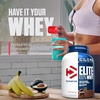 image:imageDymatize Elite 100 Whey Protein Powder LLeucine Quick Absorbing amp Fast Digesting for Optimal Muscle Recovery Gourmet Vanilla 32 OzRich Chocolate