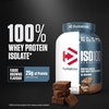 image:imageDymatize ISO100 Protein Powder 100 Whey Isolate Gourmet Chocolate  25g Protein Hydrolyzed FastAbsorbing Supports Muscle Health 55g BCAAs GlutenFree 76 Servings 5 lbFudge Brownie