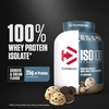 image:imageDymatize ISO100 Protein Powder 100 Whey Isolate Gourmet Chocolate  25g Protein Hydrolyzed FastAbsorbing Supports Muscle Health 55g BCAAs GlutenFree 76 Servings 5 lbCookies  Cream