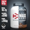 image:imageDymatize Super Mass Gainer Protein Powder Rich Chocolate 52g Protein 1g Creatine 1280 Calories 107g BCAAs 245g Carbs Contains Whey Protein Powder Isolate and Casein 8 ServingsRich Chocolate