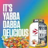 image:imageDymatize Super Mass Gainer Protein Powder Rich Chocolate 52g Protein 1g Creatine 1280 Calories 107g BCAAs 245g Carbs Contains Whey Protein Powder Isolate and Casein 8 ServingsFruity Pebbles