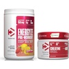 image:imageDymatize Energyze Pre Workout Powder for Men and Women Peach Mango 150mg Caffeine 5g BCAAs Performance Blend of LTheanine LTyrosine LCitrulline No Sugar 30 ServingsBundle Strawberry Lemonade  Creatine